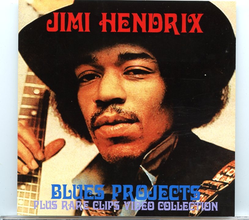 Jimi Hendrix – Blues Projects ( CD & DVD SET ) ( KFPA Tapes, San Francisco, January 27th, 1970 & Rare Clips Video Collection ) (1cd + 1dvd) front cover Jimi Hendrix - Blues Projects ( CD & DVD SET ) ( KFPA Tapes, San Francisco, January 27th, 1970 & Rare Clips Video Collection ) (1cd + 1dvd) front cover