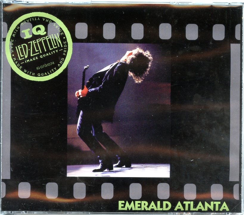 Led Zeppelin – Emerald Atlanta ( 2 CD SET ) ( Omni Theatre, Atlanta, California, September 6th, 1988 ) front cover Led Zeppelin - Emerald Atlanta ( 2 CD SET ) ( Omni Theatre, Atlanta, California, September 6th, 1988 ) front cover