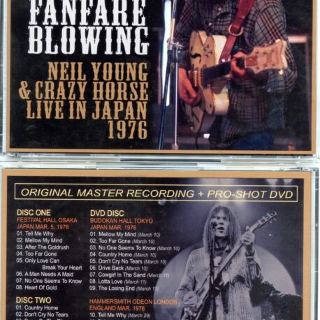 Neil Young - Fanfare Blowing ( 2 CD + 1 DVD SET ) ( Live in Japan 1976 )