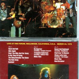 Led Zeppelin – Fire Crackers Show ( 3 CD SET ) ( The Forum, Inglewood, California, March 24th, 1975 )