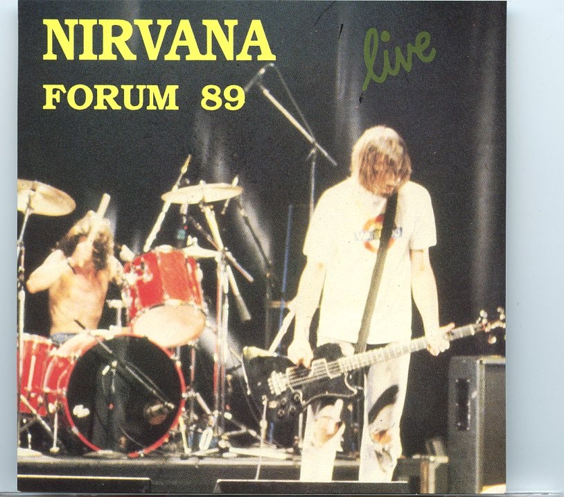 Nirvana – Forum 89 Live ( Recorded LIVE at Forum Enger , Germany, November 10th, 1989 ) front cover Nirvana - Forum 89 Live ( Recorded LIVE at Forum Enger , Germany, November 10th, 1989 ) front cover