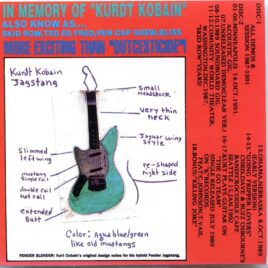Nirvana - In Memory of Kurdt Kobain ( 2 CD SET ) ( Demos & Sessions plus various live takes ) front cover
