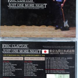 Eric Clapton – Just One More Night ( 4 CD SET ) ( Paddington ) ( Budokan Hall, Tokyo, Japan, December 3rd, 1979 )