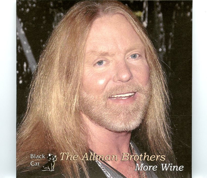 Allman Brothers – More Wine ( 2 CD SET ) ( Performing Arts Center, Saratoga Springs, New York, June 24th, 1996 ) front cover Allman Brothers - More Wine ( 2 CD SET ) ( Performing Arts Center, Saratoga Springs, New York, June 24th, 1996 ) front cover