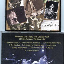 Allman Brothers – No Way out ( Syria Mosque, Pittsburgh, PA, October 15th, 1971 )