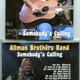Allman Brothers – Somebody’s Calling ( 2 CD SET ) ( MTV Studios, New York, November 19th, 1990 )