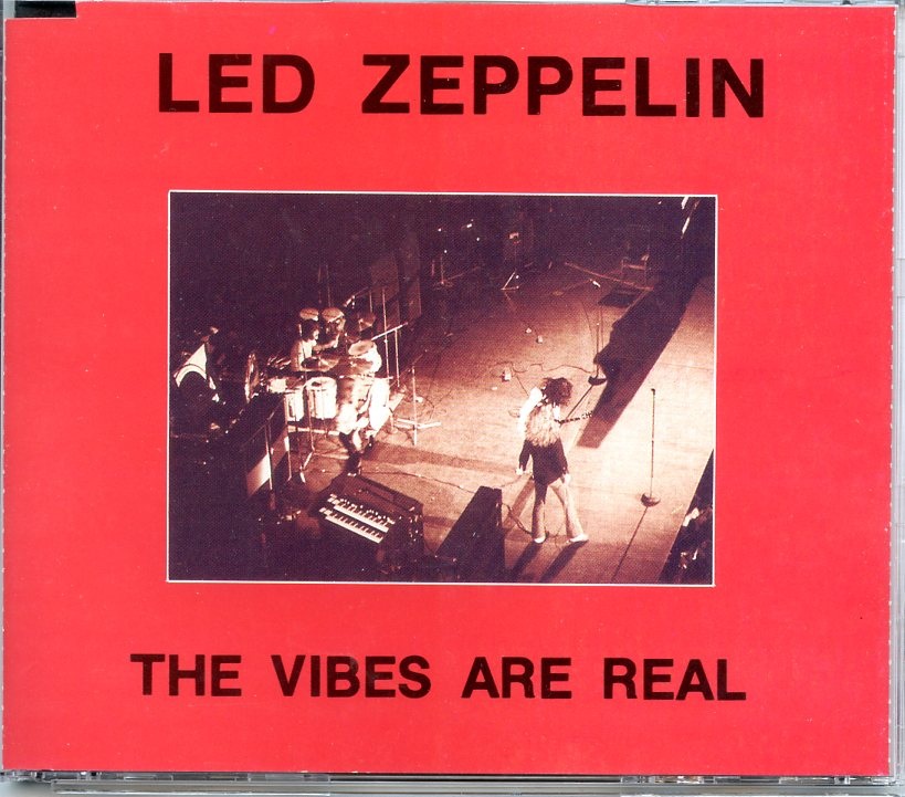 Led Zeppelin – The Vibes are Real ( 2 CD SET ) ( Kezar Stadium San Francisco, June 2nd, 1973 ) front cover Led Zeppelin - The Vibes are Real ( 2 CD SET ) ( Kezar Stadium San Francisco, June 2nd, 1973 ) front cover