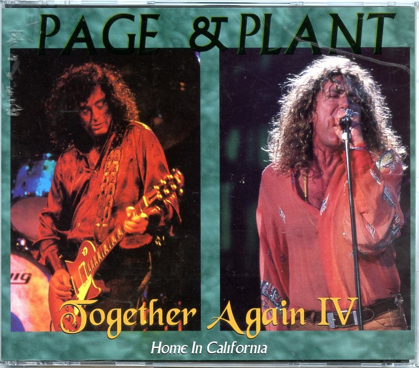 Led Zeppelin – Together Again IV ( 2 CD SET ) ( The Great Western Forum Inglewood, California, May 17th, 1995 ) front cover Led Zeppelin - Together Again IV ( 2 CD SET ) ( The Great Western Forum Inglewood, California, May 17th, 1995 ) front cover