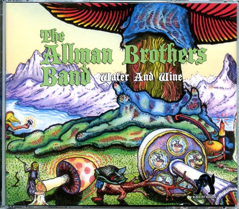 Allman Brothers – Water and Wine ( 3 CD SET ) ( Lakewood Amphitheatre, Atlanta, GA, September 7th, 1992 ) front cover Allman Brothers - Water and Wine ( 3 CD SET ) ( Lakewood Amphitheatre, Atlanta, GA, September 7th, 1992 ) front cover