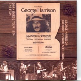 GEORGE HARRISON - DARK HORSE TOUR LIVE 1974  ( 1 DVD ) ( Valkyrie ) front cover