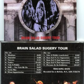 EMERSON LAKE AND PALMER – Brain Salad Surgery Tour ( 2 CD SET )( Highland ) ( Live in Buffalo, New York, USA, July 26th, 1974 )