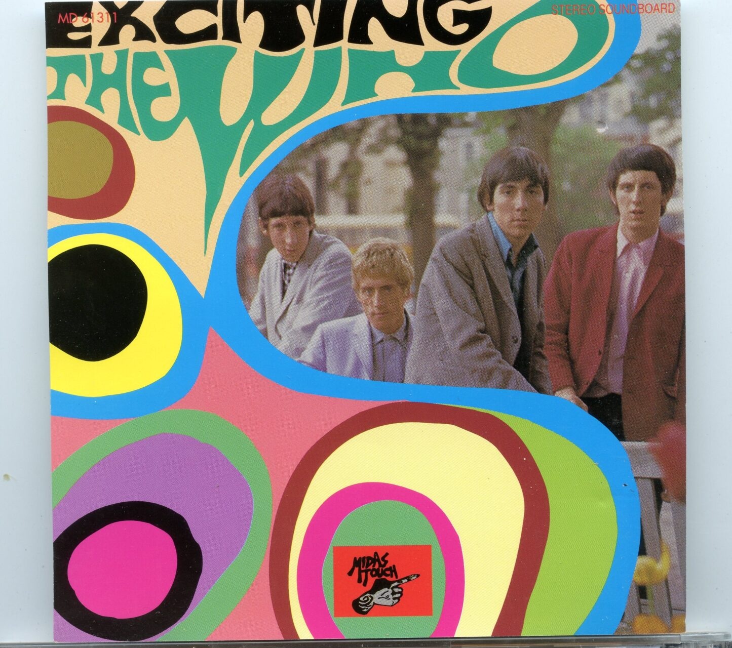THE WHO – Exciting The Who ( 1 CD ) ( Midas Touch ) ( Lifehouse Demos plus Amsterdam First Night September 29th, 1969 ) front cover THE WHO - Exciting The Who ( 1 CD ) ( Midas Touch ) ( Lifehouse Demos plus Amsterdam First Night September 29th, 1969 ) front cover