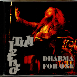 JETHRO TULL - Dharma For One  ( 1 CD )( Live at Konserthuset, Stockholm, Sweden, January 9th, 1969 ) front cover