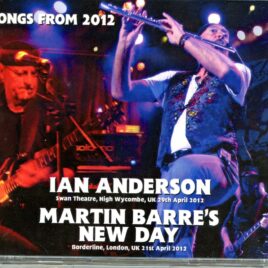 JETHRO TULL - Songs From 2012 ( 4 CD SET ) ( Uxbridge ) ( Ian Anderson at Swan Theatre April 29th, 2012 plus Borderline London April 21st, 2012 ) front cover