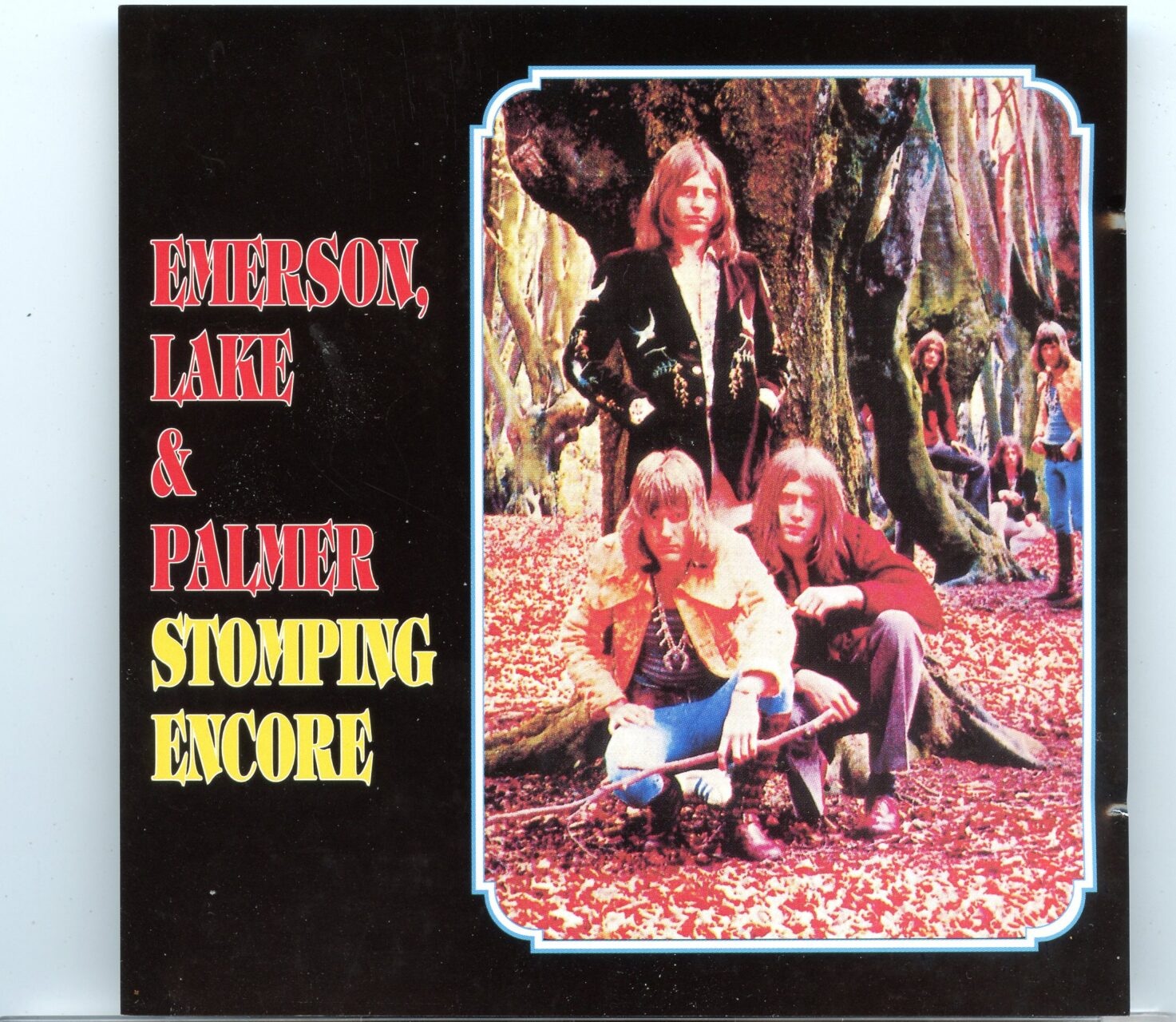 EMERSON LAKE AND PALMER – Stomping Encore ( 2 CD SET )( Highland ) ( Gaelic Park, New York, September 1st, 1971 and Birmingham, UK, December 17th, 1971 ) front cover EMERSON LAKE AND PALMER - Stomping Encore ( 2 CD SET )( Highland ) ( Gaelic Park, New York, September 1st, 1971 and Birmingham, UK, December 17th, 1971 ) front cover