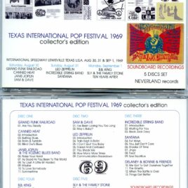 B B KING – Texas International Pop Festival 1969 Collector´s Edition ( 5 CD SET ) ( NEVERLAND )