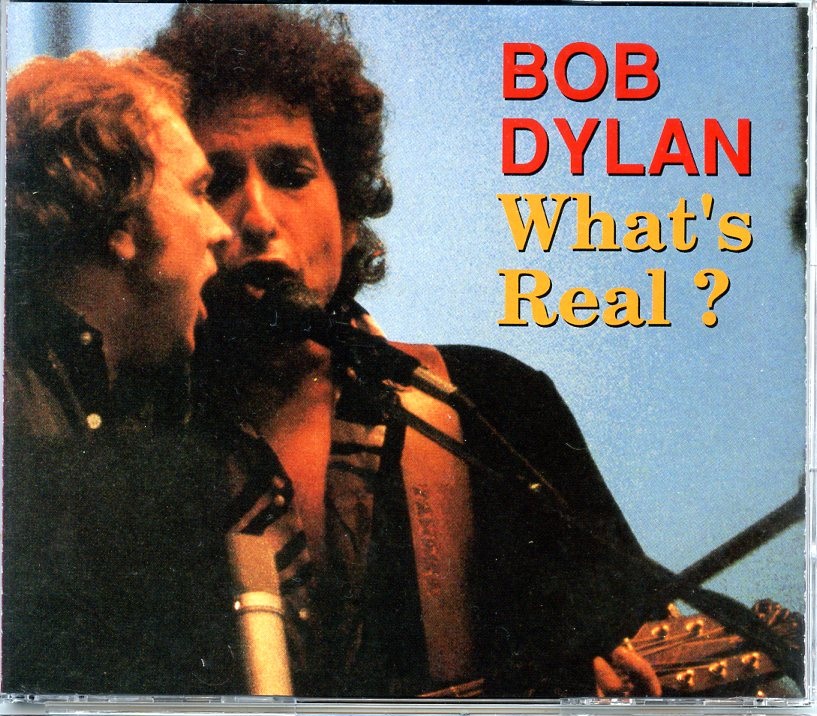 BOB DYLAN – What´s Real ( 3 CD SET ) ( Live at Wembley Stadium, London, UK, July 7th, 1984 ) front cover BOB DYLAN - What´s Real ( 3 CD SET ) ( Live at Wembley Stadium, London, UK, July 7th, 1984 ) front cover