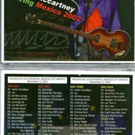 PAUL McCartney – Driving Mexico 2002 ( 4 CD SET ) ( Valkyrie ) ( Palacio De Los Deportes, Mexico City, Mexico, November 2nd & 3rd, 2002 )