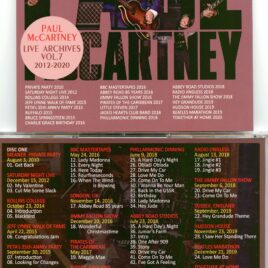 PAUL McCartney – Live Archives Vol 7 ( 2012 – 2020 ) ( Misterclaudel ) ( Live Performances in Concert , Radio & TV Appearances )