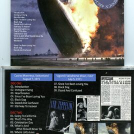 LED ZEPPELIN – Montreaux Casino Fire ( 2 cd set ) ( Wendy ) ( Casino Montreaux, Switzerland, August 7th, 1971 plus bonustracks in Milan, Italy )