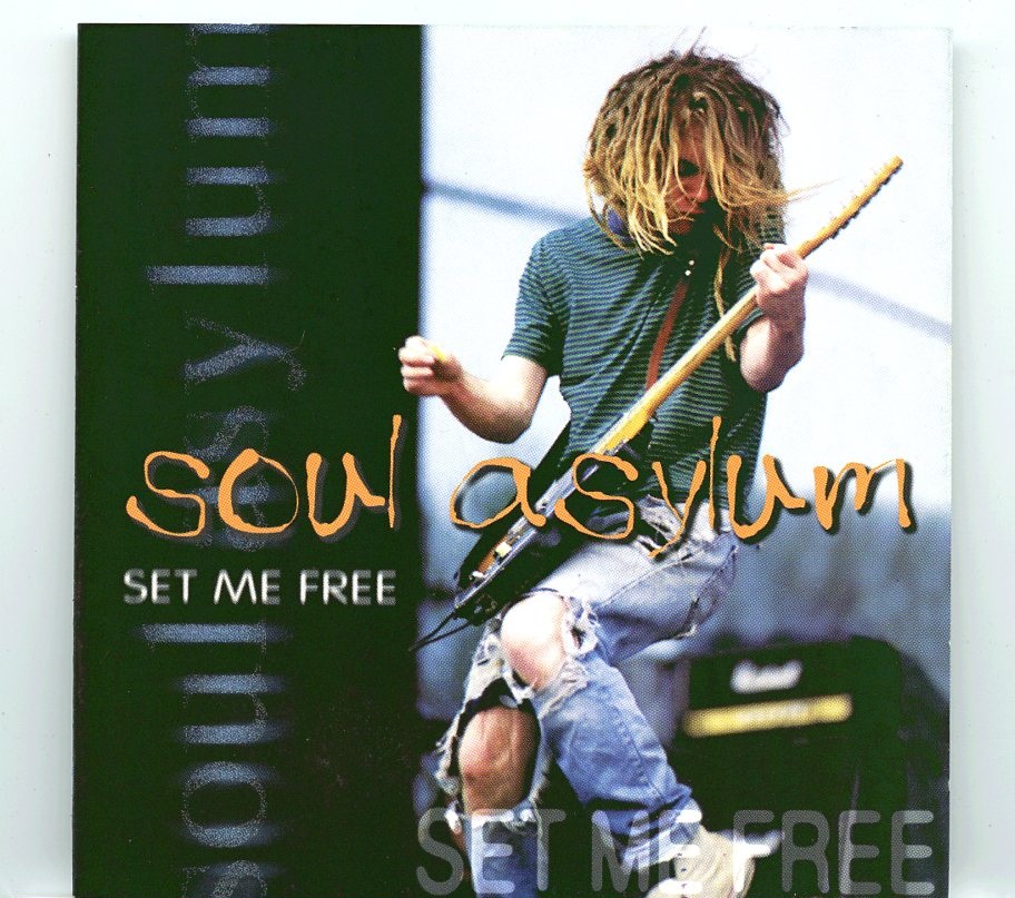 SOUL ASYLUM – Set Me Free ( 1 CD ) ( KTS ) ( Live at the Glastonbury Festival, June 23rd, 1995 ) front cover SOUL ASYLUM - Set Me Free ( 1 CD ) ( KTS ) ( Live at the Glastonbury Festival, June 23rd, 1995 ) front cover