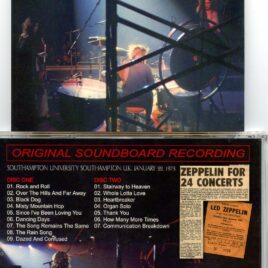 LED ZEPPELIN – Southhampton University UK Tour 1973 ( 2 cd set ) ( Wendy ) ( Southhampton, UK, January 22nd, 1973 )