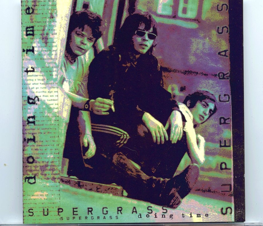 SUPERGRASS – Doing Time ( 1 CD ) ( KTS ) ( Live in Bristol, Glastonbury and London, UK, 1995 ) front cover SUPERGRASS - Doing Time ( 1 CD ) ( KTS ) ( Live in Bristol, Glastonbury and London, UK, 1995 ) front cover
