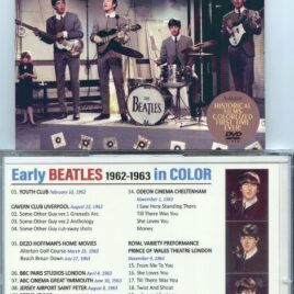 THE BEATLES – The Early Beatles In Color 1962-1963 ( DVD ) ( Misterclaudel / Valkyrie ) ( Video Clips & Live Performances In Color )