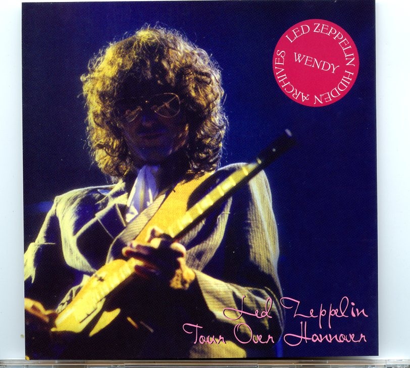 LED ZEPPELIN – Tour Over Hannover ( 2 cd set ) ( Wendy ) ( Messehalle Hannover, Germany , June 24th, 1980 ) front cover LED ZEPPELIN - Tour Over Hannover ( 2 cd set ) ( Wendy ) ( Messehalle Hannover, Germany , June 24th, 1980 ) front cover