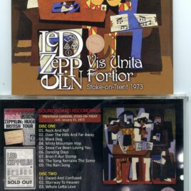 LED ZEPPELIN – Vis Unita Fortior ( 2 cd set ) ( Wendy ) ( Trentham Gardens, Stoke’On’Trent, UK, January 15th, 1973 )