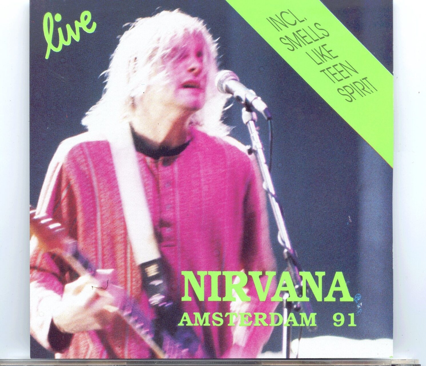 NIRVANA – Amsterdam ´91 ( STENTOR Records ) front cover NIRVANA - Amsterdam ´91 ( STENTOR Records ) front cover