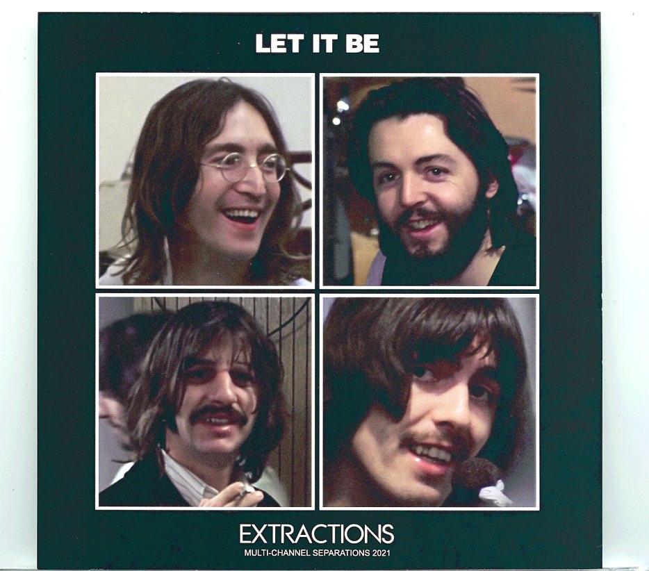 THE BEATLES – Let It Be Extractions ( Multi-Channel Separations ) ( 1 CD ) ( 2021 BEATFILE ) front cover THE BEATLES - Let It Be Extractions ( Multi-Channel Separations ) ( 1 CD ) ( 2021 BEATFILE ) front cover