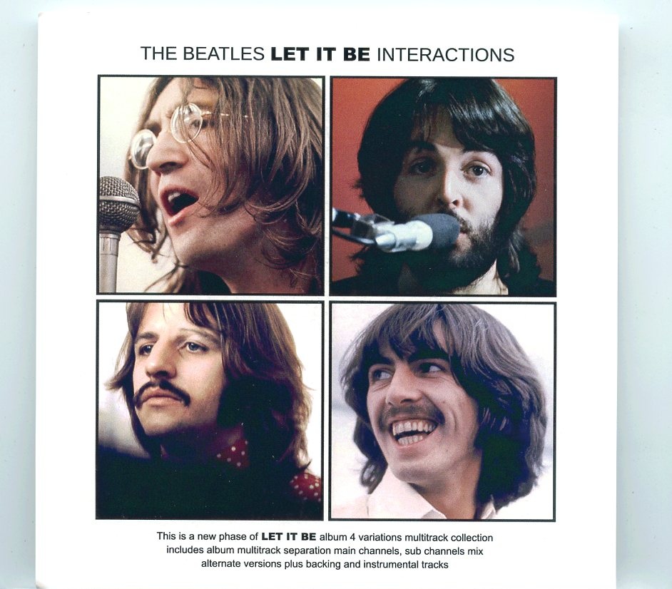 THE BEATLES – Let It Be Interactions ( 2 CD SET ) ( 2021 GOLDIES ) front cover THE BEATLES - Let It Be Interactions ( 2 CD SET ) ( 2021 GOLDIES ) front cover