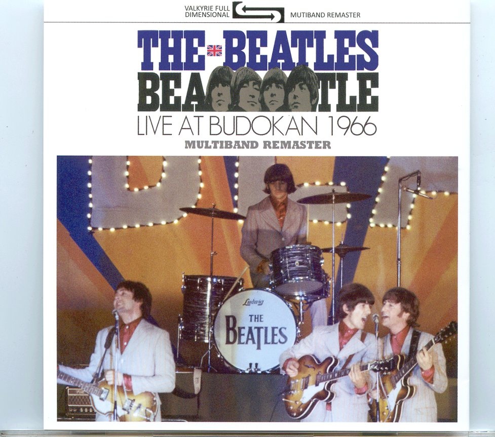 THE BEATLES – Live at Budokan 1966 ( Multiband Remaster ) ( 1 CD – 1 DVD ) ( Valkyrie ) front cover THE BEATLES - Live at Budokan 1966 ( Multiband Remaster ) ( 1 CD - 1 DVD ) ( Valkyrie ) front cover