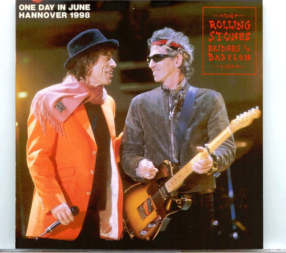 THE ROLLING STONES – One Day In June 1998 ( 2 CD SET ) ( Vinyl Gang ) ( Live at Expo Gelande, Hannover, Germany, June 26th, 1998 ) front cover THE ROLLING STONES - One Day In June 1998 ( 2 CD SET ) ( Vinyl Gang ) ( Live at Expo Gelande, Hannover, Germany, June 26th, 1998 ) front cover