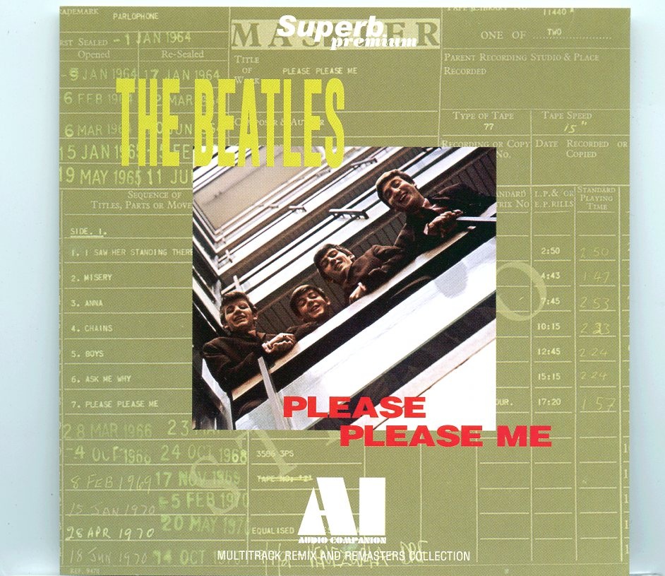 THE BEATLES – Please Please Me Multitrack Remix And Remaster ( 2 CD SET ) ( 2022 Superb Premium ) front cover THE BEATLES - Please Please Me Multitrack Remix And Remaster ( 2 CD SET ) ( 2022 Superb Premium ) front cover