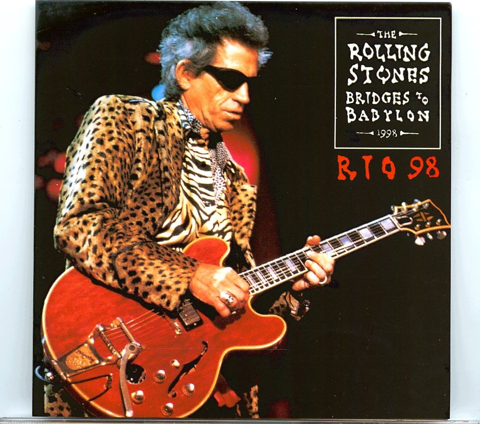 THE ROLLING STONES – Rio 1998 ( 2 CD SET ) ( Vinyl Gang ) ( Superdome, Rio de Janeiro Brazil April 11th, 1998 ) front cover THE ROLLING STONES - Rio 1998 ( 2 CD SET ) ( Vinyl Gang ) ( Superdome, Rio de Janeiro Brazil April 11th, 1998 ) front cover