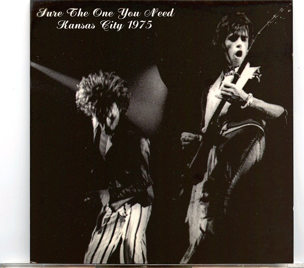 THE ROLLING STONES – Sure The One You Need ( 2 CD SET )( Vinyl Gang )( Arrowhead Stadium, Kansas City, Missouri, June 6th, 1975 ) front cover THE ROLLING STONES - Sure The One You Need ( 2 CD SET )( Vinyl Gang )( Arrowhead Stadium, Kansas City, Missouri, June 6th, 1975 ) front cover