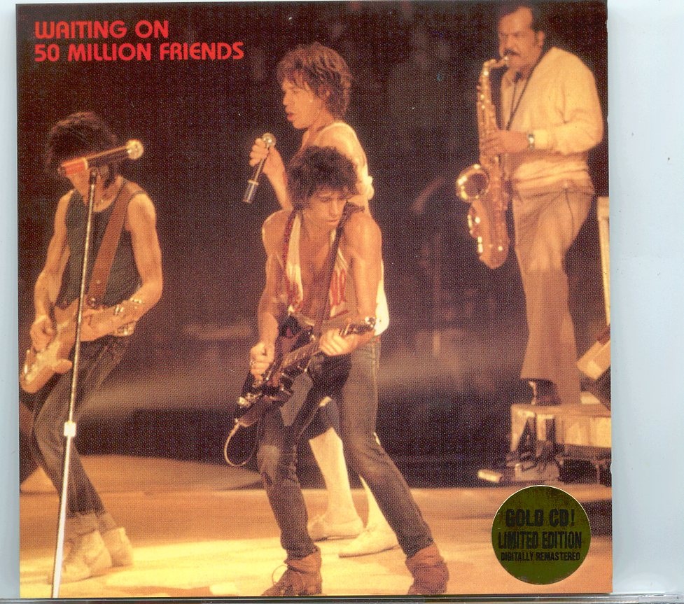 THE ROLLING STONES – Waiting On 50 Million Friends ( 2 CD )( Vinyl Gang )( JFK Stadium, Philadelphia, PA, USA, September 26th, 1981 ) front cover THE ROLLING STONES - Waiting On 50 Million Friends ( 2 CD )( Vinyl Gang )( JFK Stadium, Philadelphia, PA, USA, September 26th, 1981 ) front cover