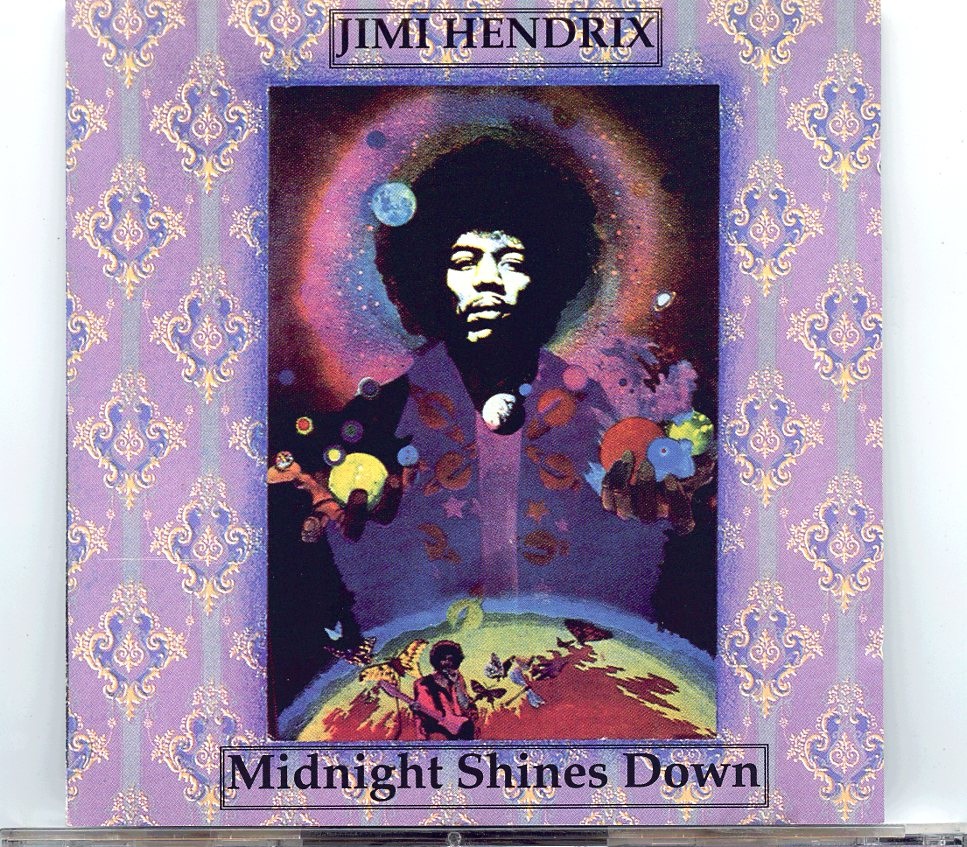 JIMI HENDRIX – Midnight Shines Down ( Blue Kangaroo ) ( 1 CD ) ( Live in Studio 1968-1969 ) front cover JIMI HENDRIX - Midnight Shines Down ( Blue Kangaroo ) ( 1 CD ) ( Live in Studio 1968-1969 ) front cover