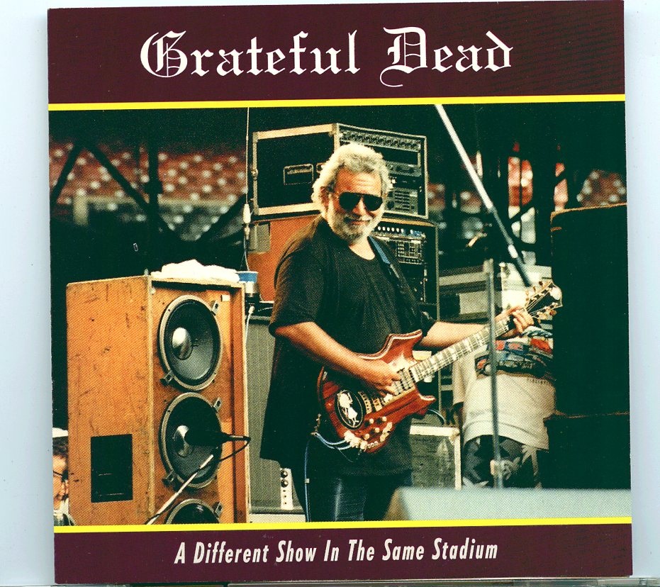 GRATEFUL DEAD – A Different Show in the Same Stadium ( 2 CD SET ) ( Live in Eugene, Autzen Stadium, August 22nd, 1993 ) front cover GRATEFUL DEAD - A Different Show in the Same Stadium ( 2 CD SET ) ( Live in Eugene, Autzen Stadium, August 22nd, 1993 ) front cover