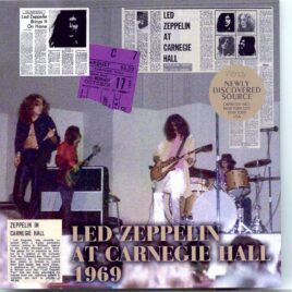 LED  ZEPPELIN - At Carnegie Hall 1969  ( 1 CD ) ( Wendy )( Carnegie Hall, New York, USA, October 17th, 1969 ) front cover