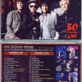 THE ROLLING STONES – Complete Prudential Center Two Nights ( 4 CD SET )( MAYFLOWER ) ( Newark, New Jersey, USA, Dec 13th and 15th , 2012 )