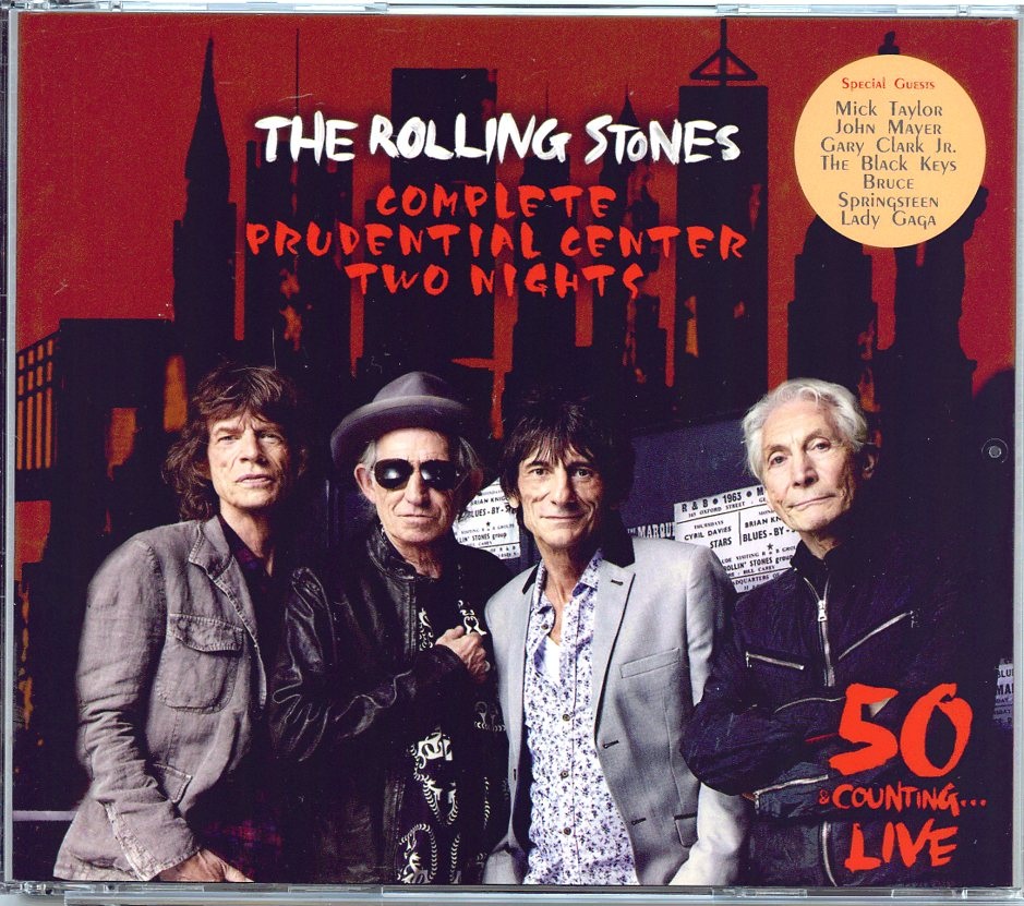 THE ROLLING STONES – Complete Prudential Center Two Nights ( 4 CD SET )( MAYFLOWER ) ( Newark, New Jersey, USA, Dec 13th and 15th , 2012 ) front cover THE ROLLING STONES - Complete Prudential Center Two Nights ( 4 CD SET )( MAYFLOWER ) ( Newark, New Jersey, USA, Dec 13th and 15th , 2012 ) front cover