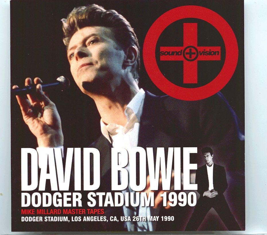 DAVID BOWIE – Dodger Stadium 1990 ( 2 CD SET ) ( WARDOUR ) ( Los Angeles, CA, USA, May 26th, 1990 ) front cover DAVID BOWIE - Dodger Stadium 1990 ( 2 CD SET ) ( WARDOUR ) ( Los Angeles, CA, USA, May 26th, 1990 ) front cover