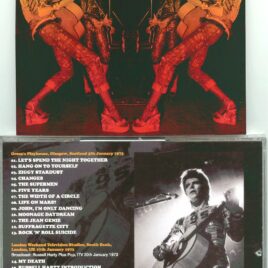 DAVID BOWIE – Glasgow 1973 ( 1 CD ) ( UXBRIDGE )( Live in Glasgow, Scotland, January 5th, 1973 & South Bank, London, January 17th, 1973 )