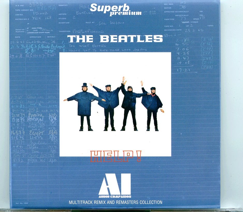 THE BEATLES – Help ! Audio Companion Multitrack Remix And Remaster ( 2 CD SET ) ( 2022 Superb Premium ) front cover THE BEATLES - Help ! Audio Companion Multitrack Remix And Remaster ( 2 CD SET ) ( 2022 Superb Premium ) front cover
