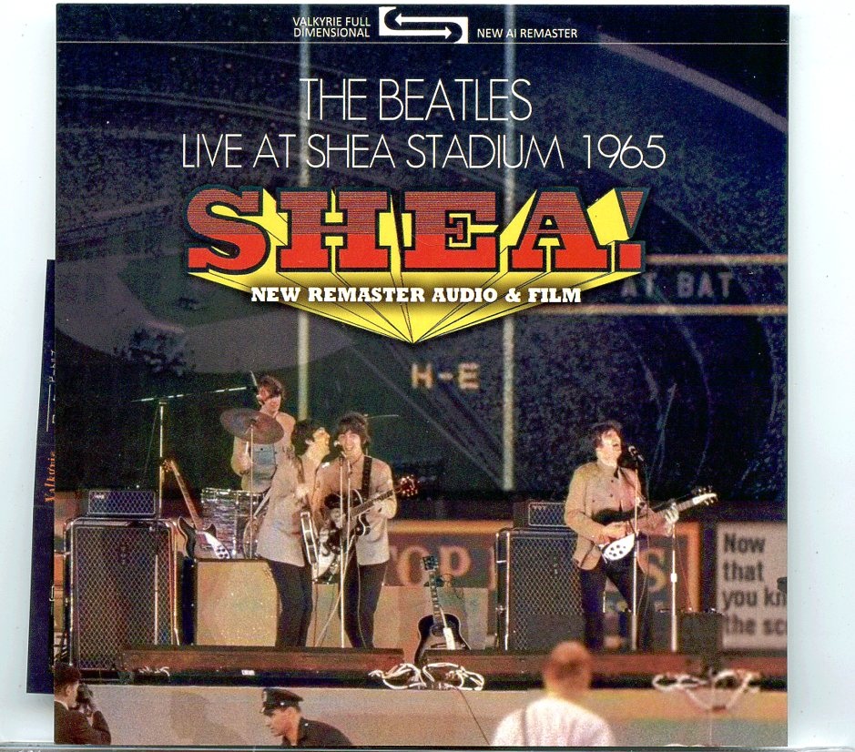 THE BEATLES – Live At Shea Stadium August 15th 1965 ( 1 CD + 1 DVD SET ) ( Valkyrie ) front cover THE BEATLES - Live At Shea Stadium August 15th 1965 ( 1 CD + 1 DVD SET ) ( Valkyrie ) front cover