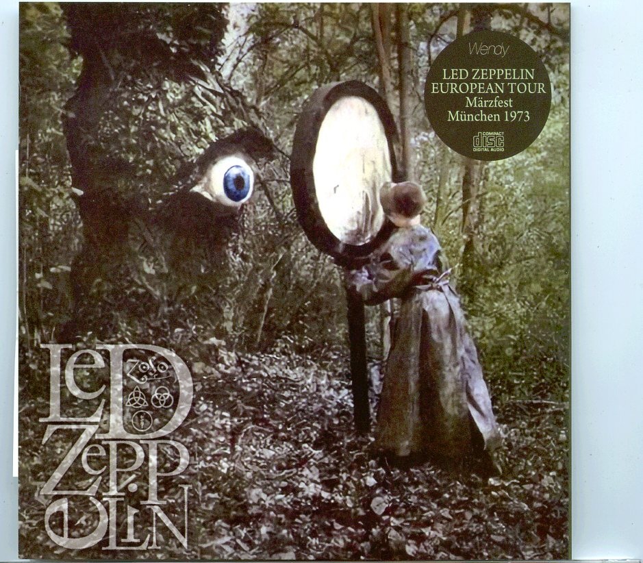 LED ZEPPELIN – Marzfest Munchen 1973 ( 2 CD SET ) ( Wendy )( Live at Olympia Halle, Munich, Germany, March 17th, 1973 ) front cover LED ZEPPELIN - Marzfest Munchen 1973 ( 2 CD SET ) ( Wendy )( Live at Olympia Halle, Munich, Germany, March 17th, 1973 ) front cover