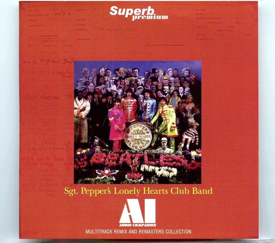 THE BEATLES – Sgt Pepper´s Lonely Hearts Club Band Audio Companion Multitrack Remix And Remaster ( 2 CD SET ) ( 2022 Superb Premium ) front cover THE BEATLES - Sgt Pepper´s Lonely Hearts Club Band Audio Companion Multitrack Remix And Remaster ( 2 CD SET ) ( 2022 Superb Premium ) front cover